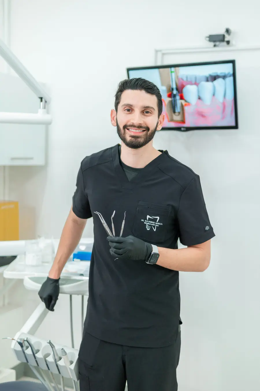 Interiorul cabinetului Ortoline Dental, Sibiu