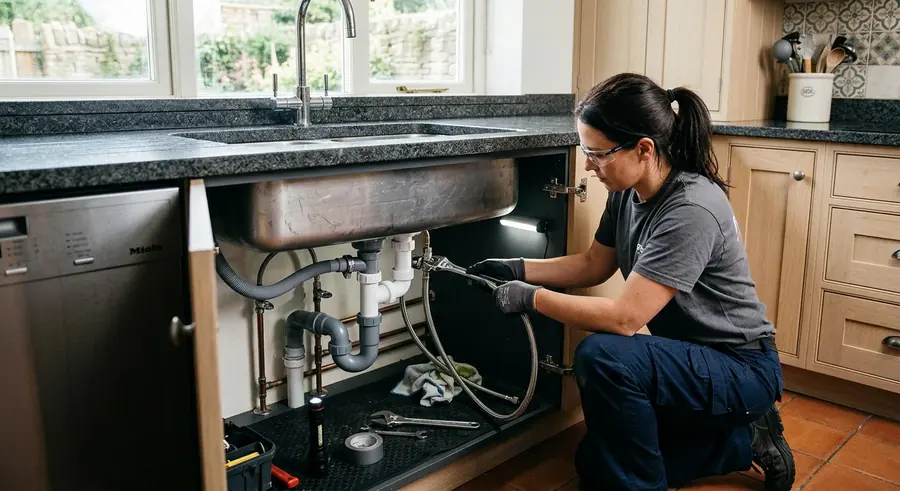 Instalatorul Termo Rapid la lucru