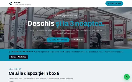 Varianta Non-stop pentru Boxa 6, pe ecran de calculator