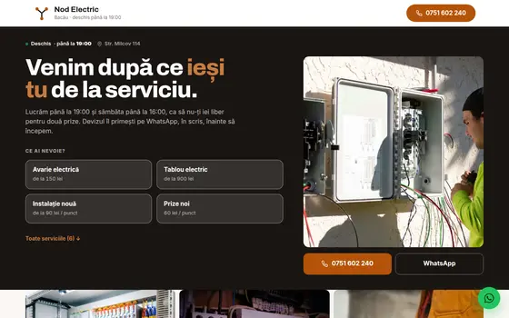 Varianta Ghișeu pentru Nod Electric, pe ecran de calculator
