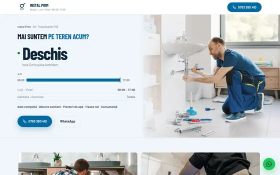 Varianta Deschis acum pentru Instal Prim, pe ecran de calculator