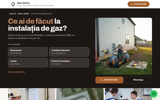 Varianta Ghișeu pentru Gaz Certus, pe ecran de calculator