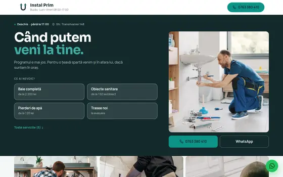 Varianta Ghișeu cu program pentru Instal Prim, pe ecran de calculator