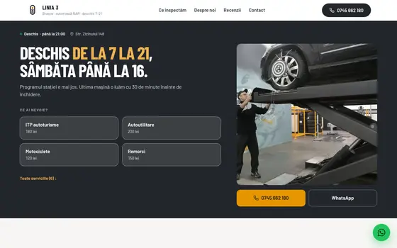 Varianta Ghișeu cu program pentru Linia 3, pe ecran de calculator