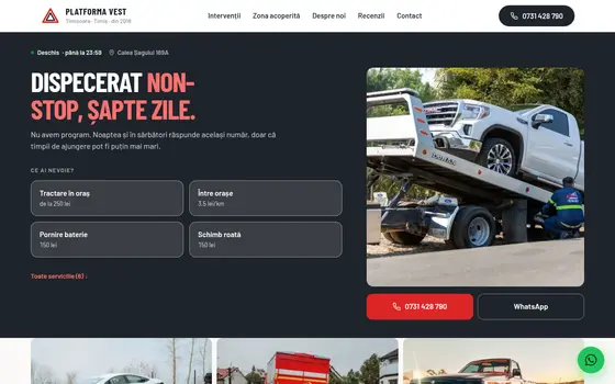 Varianta Ghișeu cu program pentru Platforma Vest, pe ecran de calculator
