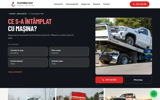 Varianta Ghișeu pentru Platforma Vest, pe ecran de calculator