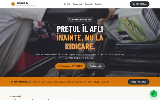 Varianta Transparență pentru Garajul 14, pe ecran de calculator