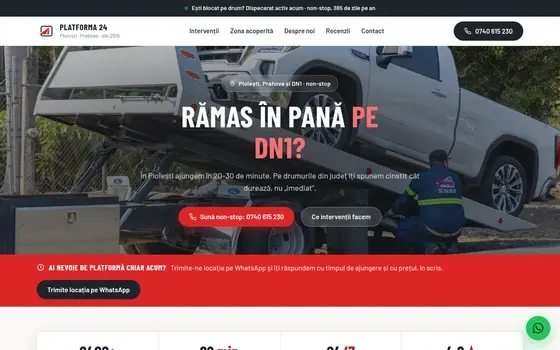 Varianta Urgență pentru Platforma 24, pe ecran de calculator