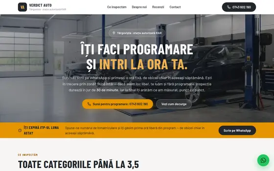 Varianta Îți expiră ITP-ul pentru Verdict Auto, pe ecran de calculator